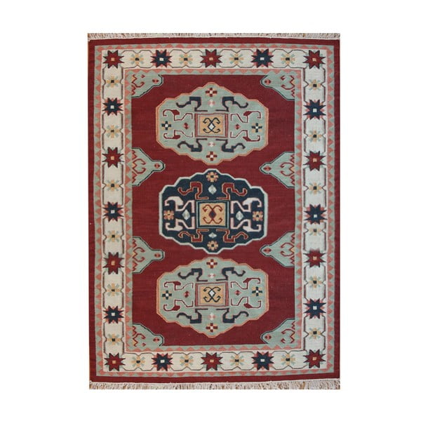 Wełniany dywan Kosak Red, 200x300 cm