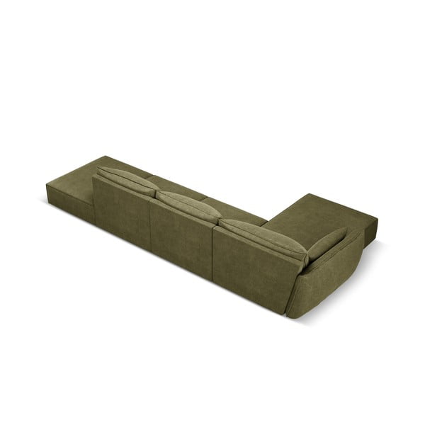 Zielony narożnik (lewostronny) Vanda – Mazzini Sofas-image-3