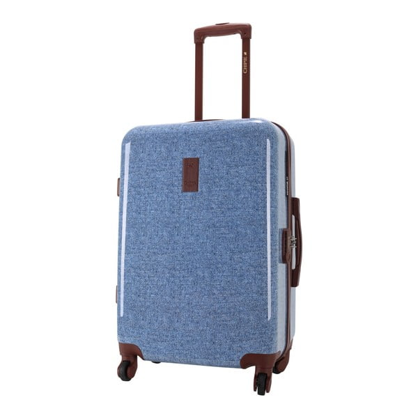 Niebieska walizka LULU CASTAGNETTE Sky,  71 l