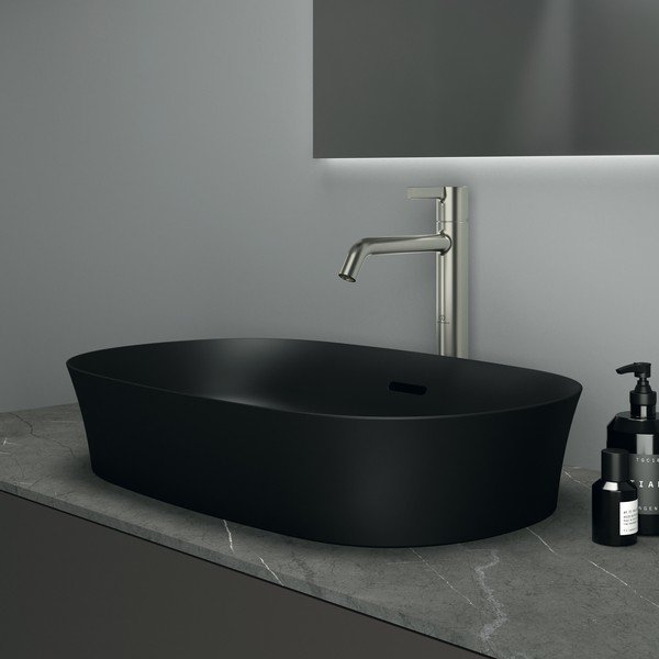 Ceramiczna umywalka w kolorze matowej czerni 60x38 cm Ipalyss – Ideal Standard-image-1