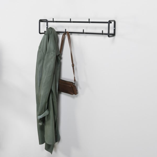 Czarny metalowy wieszak ścienny Clint – Spinder Design-image-4