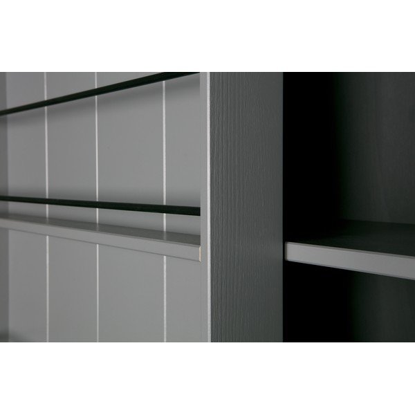 Regał z drewna sosnowego z 2 szufladami WOOOD Swing-image-1