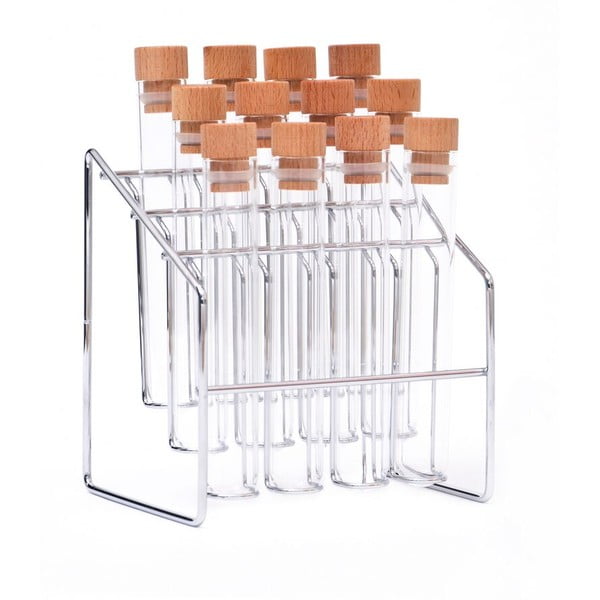 Zestaw pojemników na przyprawy 12 szt. ze stojakiem Spice Lab – Wireworks-image-3