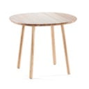 Stół z litego drewna EMKO Naïve, ⌀ 90 cm