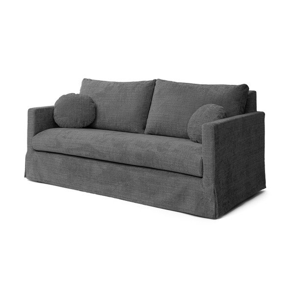 Ciemnoszara sofa 195 cm Paphos – Ropez