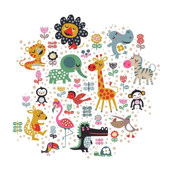 Naklejka ZOO, 41x57 cm-image-1