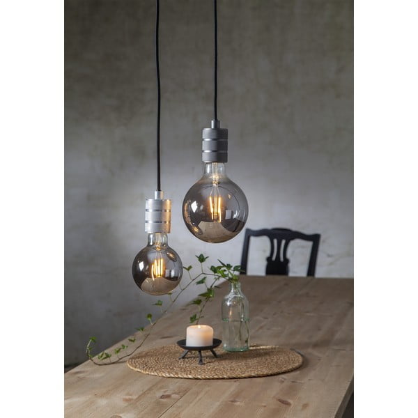 Żarówka filamentowa LED o ciepłej barwie z gwintem E27, 2 W Plain Smoke – Star Trading-image-3