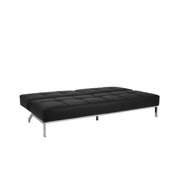 Czarna sofa rozkładana Actona Perugia-image-4