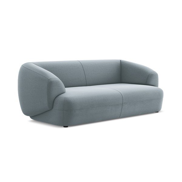 Jasnoniebieska aksamitna sofa 212 cm Moana – Makamii-image-1