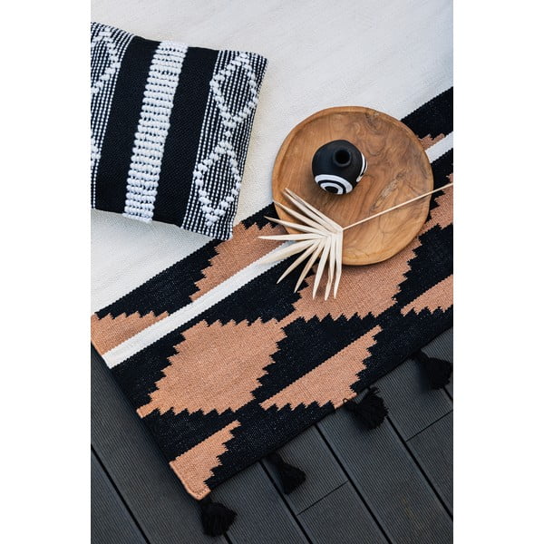 Dwustronny zewnętrzny dywan z tworzywa z recyklingu Green Decore Agate, 80x180 cm-image-4