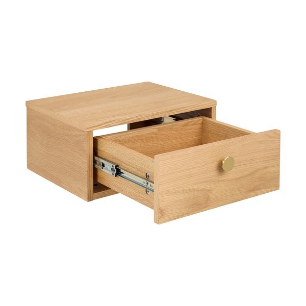 Szafka nocna w dekorze dębu w jasnym naturalnym kolorze Monfort – Actona-image-3