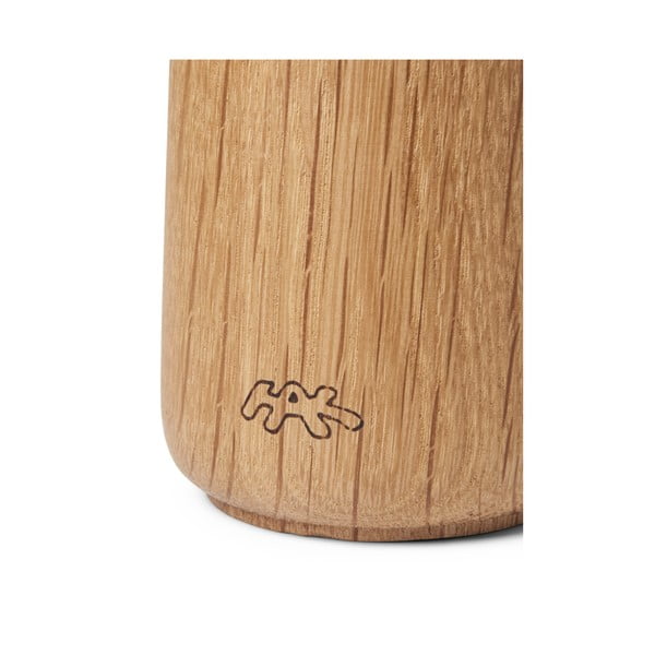 Młynek do przypraw z drewna dębowego z ciemnoniebieskim porcelanowym detalem Kähler Design Hammershoi, wys. 13 cm-image-4