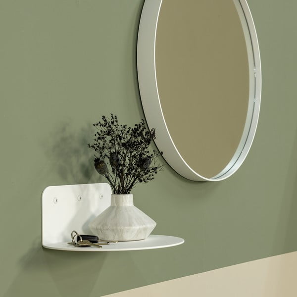 Biała metalowa półka 30 cm Flex – Spinder Design-image-1