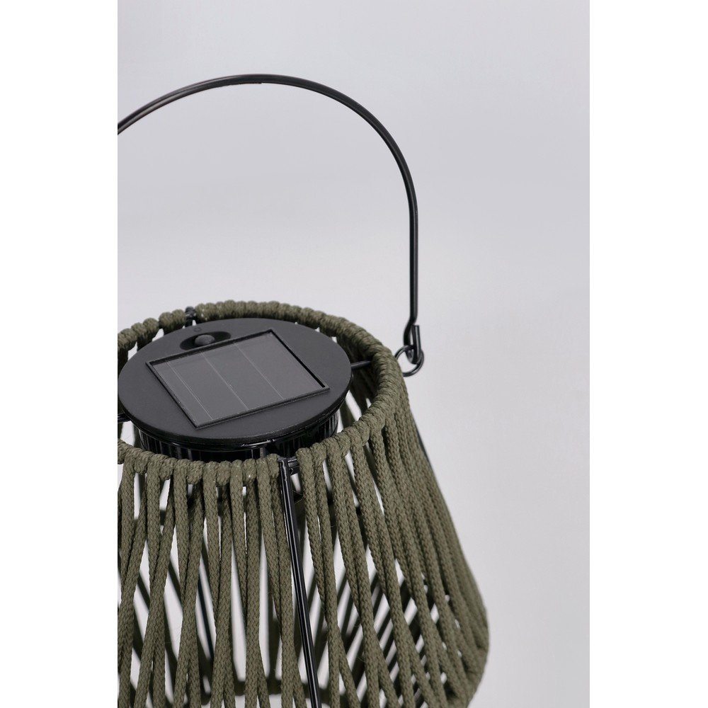 Solarny lampion LED w kolorze khaki (wysokość 17 cm) Juny – Yes Everyday (zdjęcie 3)