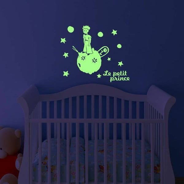 Naklejka świecąca w ciemności Ambiance Le Petit Prince, 25x20 cm-image-1