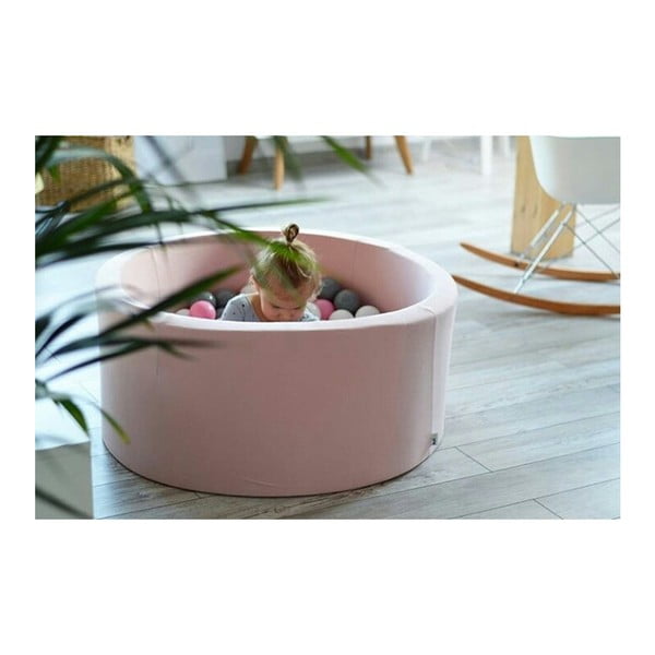 Niebieski suchy basen z 200 piłeczkami Misioo, 90x40 cm-image-4