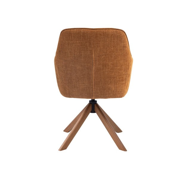 Pomarańczowe tapicerowane fotele jadalniane zestaw 2 szt. Avola – Unique Furniture-image-2