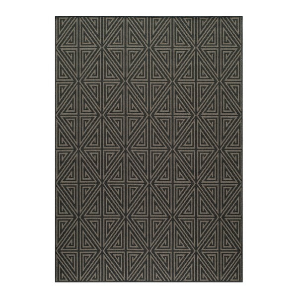 Czarny dywan Nourison Baja Rallo, 290x201 cm
