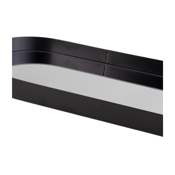 Czarna taca z lustrem PT LIVING Oval, szer. 18 cm-image-3