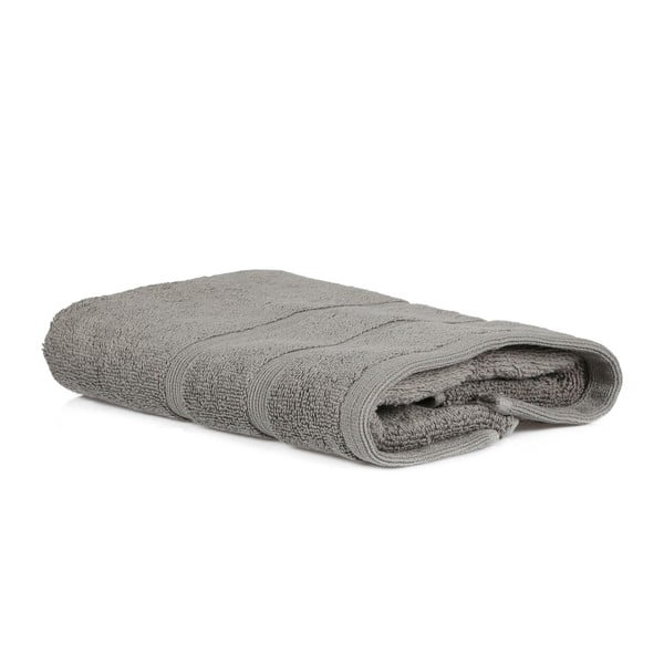 Szary ręcznik Cecile, 40x70 cm