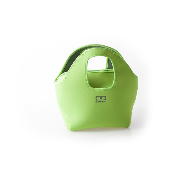 Torebka na pojemnik z drugim śniadaniem Monbento Grey/Green-image-1