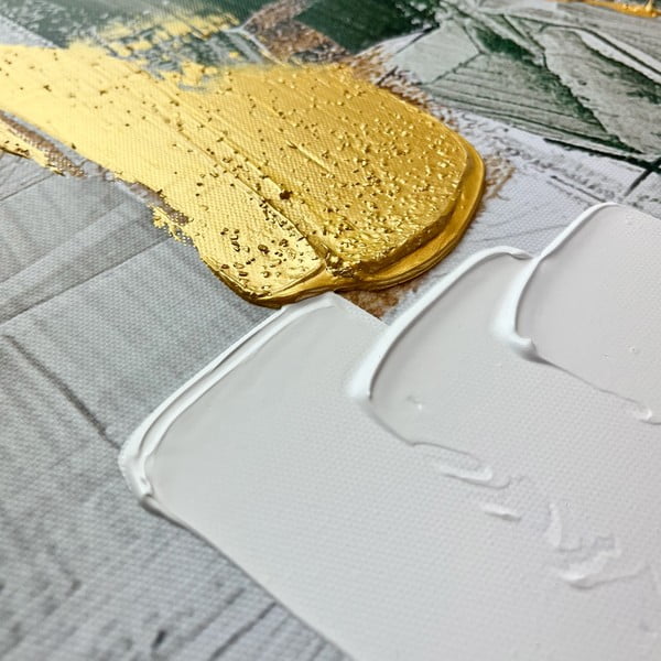 Obraz z ręcznie malowanymi elementami 70x100 cm For – Styler-image-1