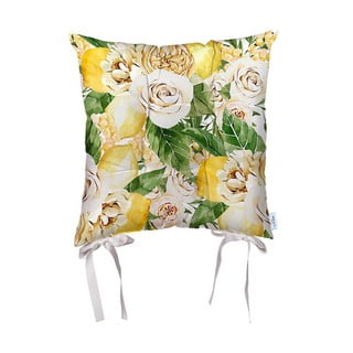 Poduszka na krzesło z mikrowłókna Mike & Co. NEW YORK Spring Flowers, 43x43 cm