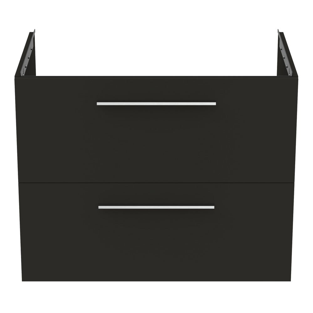 Antracytowa wisząca szafka pod umywalkę 80x63 cm i.Life B – Ideal Standard