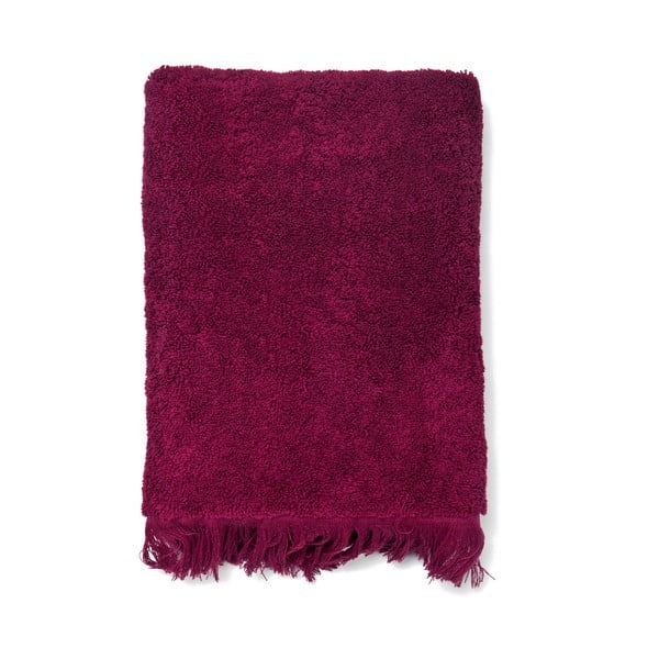 Zestaw 2 bordowych ręczników ze 100% bawełny Bonami Selection, 50x90 cm-image-1