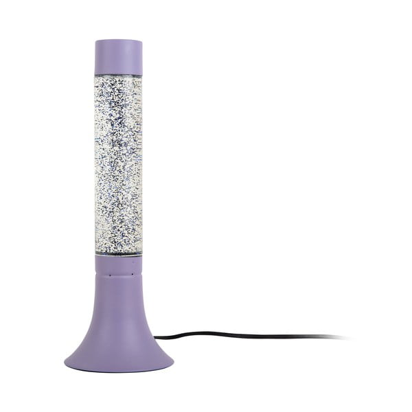 Fioletowa lampa stołowa ze szklanym kloszem (wysokość 37,5 cm) Astro Glittler – Leitmotiv