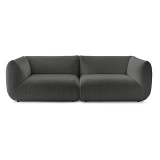 Szara sztruksowa sofa 260 cm Lecomte – Bobochic Paris