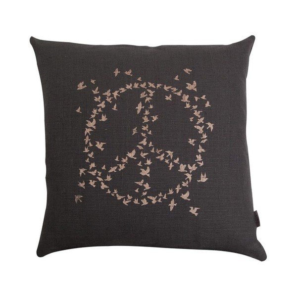 Poduszka Peace Basic Grey, 45x45 cm