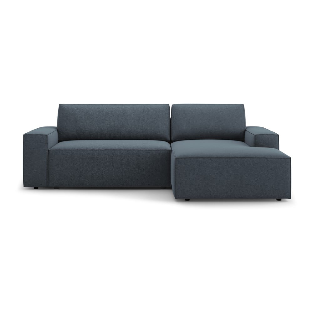 Niebieski rozkładany narożnik (prawostronny) Jodie – Micadoni Home