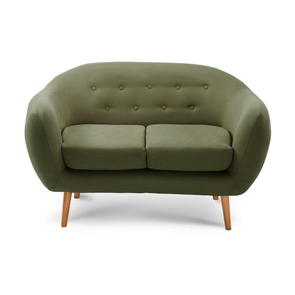Zielona sofa 2-osobowa Scandi by Stella Cadente Maison Constellation