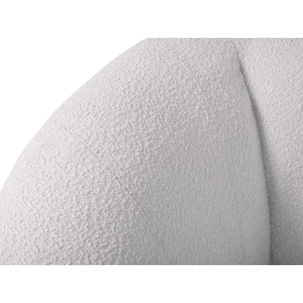 Jasnoszary fotel z materiału bouclé Essen – Cosmopolitan Design-image-4