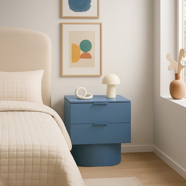 Niebieska szafka nocna Totem – Teulat-image-1