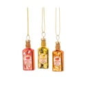 Szklane ozdoby świąteczne wykonane ręcznie zestaw 3 szt. ø 3 cm Gin Bottle – Sass & Belle