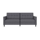 Szara rozkładana sofa 203 cm Hartford – Støraa