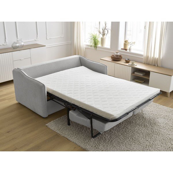 Jasnoszara sofa do spania/rozkładana 178 cm Lenny – Bobochic Paris-image-1