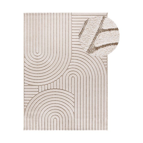 Kremowy dywan 120x170 cm Diena – Universal