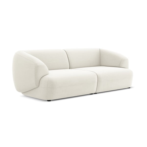 Biała aksamitna sofa 232 cm Moana – Makamii-image-3