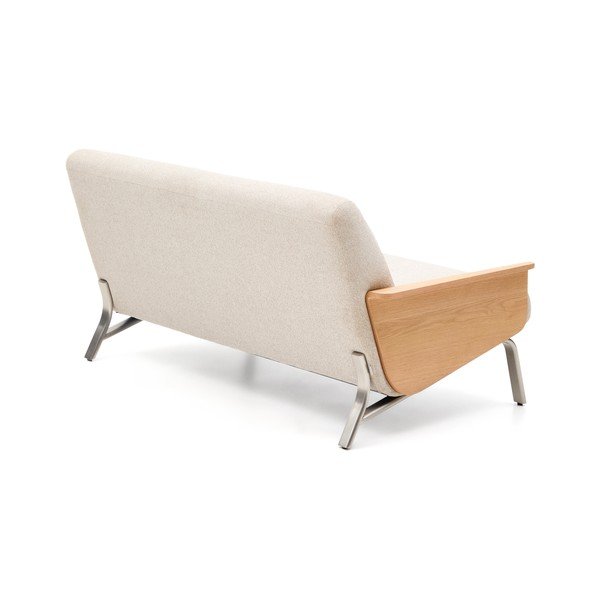 Beżowa sofa z tkaniny szenilowej 165 cm Amsen – Kave Home-image-4