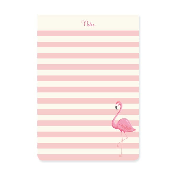 Notes GO Stationery Flamingo