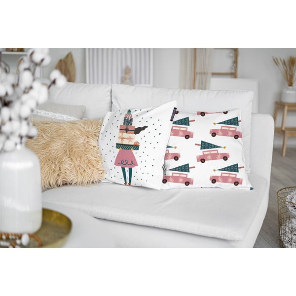 Poszewki na poduszki zestaw 4 szt. ze świątecznym motywem 45x45 cm Holiday Mood – Butter Kings-image-1