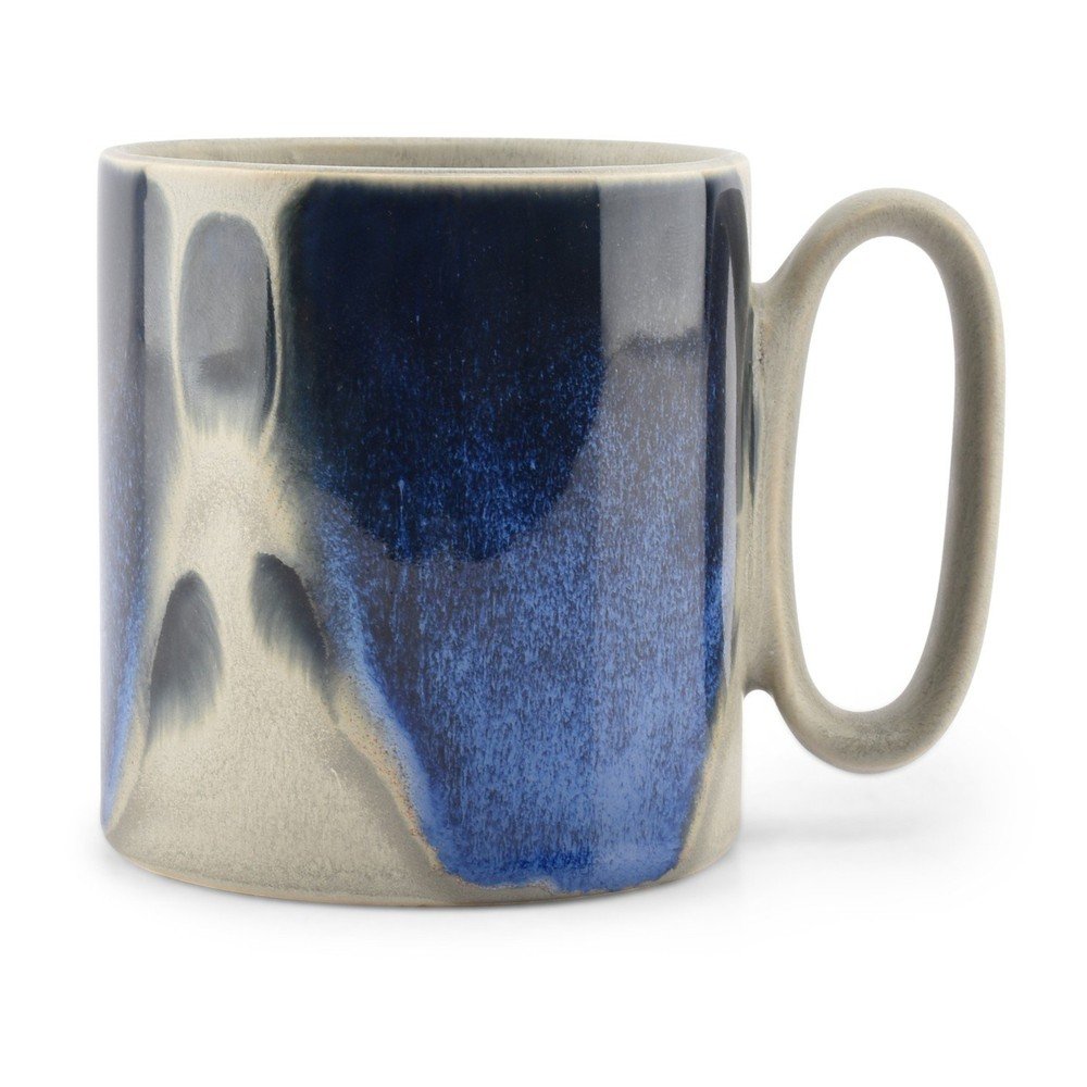 Niebieski/szary kamionkowy kubek 390 ml Paint – Salt&Pepper
