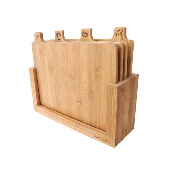 Zestaw bambusowych desek do krojenia Tapenade