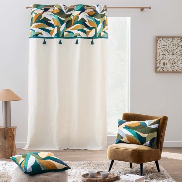 Poduszka dekoracyjna 50x50 cm Swan – douceur d'intérieur-image-1