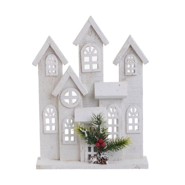 Świąteczna dekoracja drewniana w kształcie domku InArt Helen
