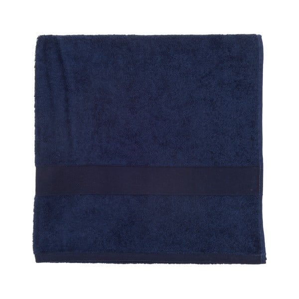 Ciemnoniebieski ręcznik frotte Walra Frottier, 70x140 cm