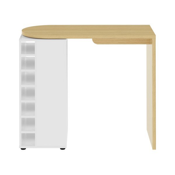 Stolik barowy z blatem w dekorze dębu110x50 cm Roll – TemaHome
